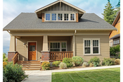 Craftsman Style House Plan - 3 Beds 2 Baths 1905 Sq/Ft Plan #461-31 Exterior 