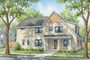 Farmhouse Exterior - Front Elevation Plan #460-11