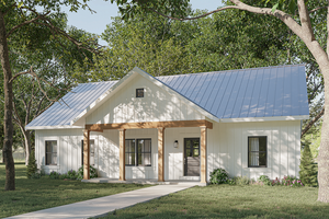 Farmhouse Exterior - Front Elevation Plan #44-270